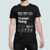 ‘Believe’ Motivational Quote Black Tshirt 100% gmo human being tshirt 1