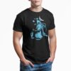adiyogi shiva blue black tshirt 1