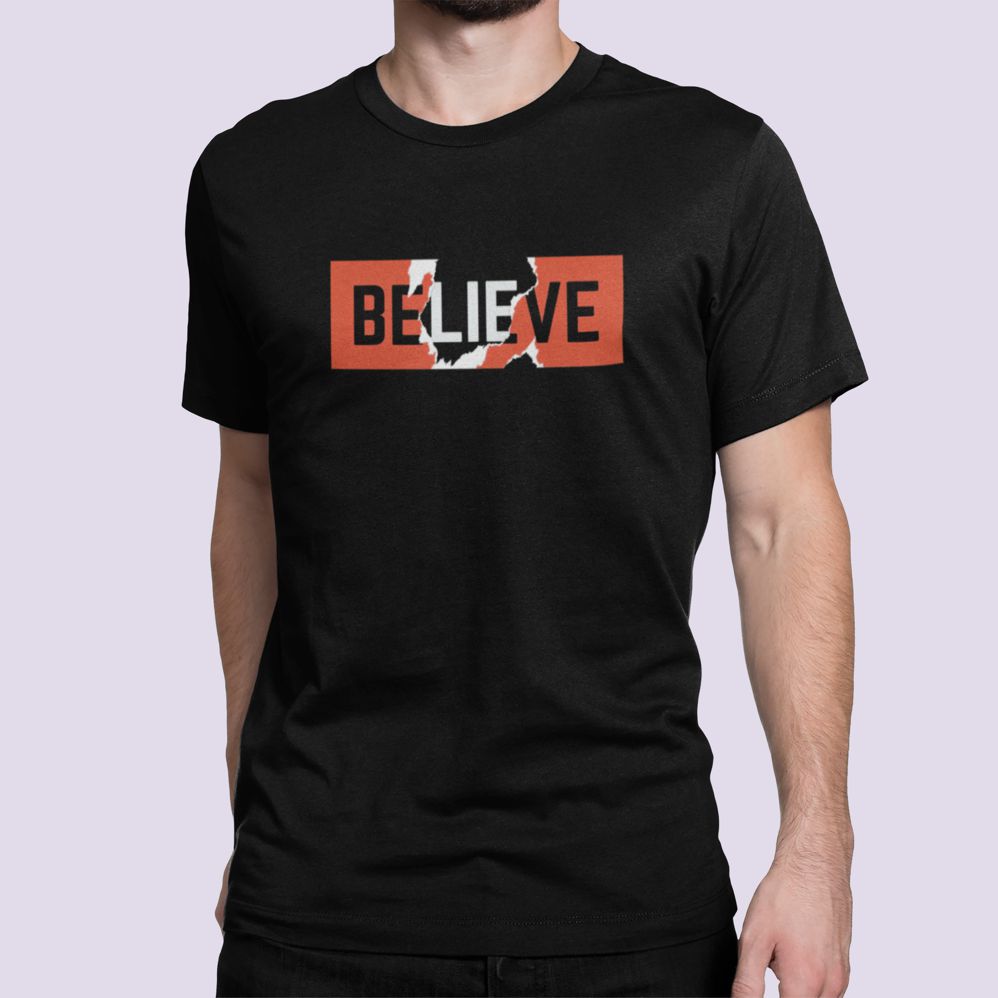 Believe / Lie – Black T Shirt believe lie black tshirt1