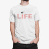 Traveller (Barcode) – Black T-shirt meaning of life wordcloud model2