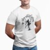 Lord Shiva Black T-Shirt for Men – Mahadev Trishul Blue Silhouette Design | Mahashivratri Special shiva antaha asti prarambha white tshirt 1