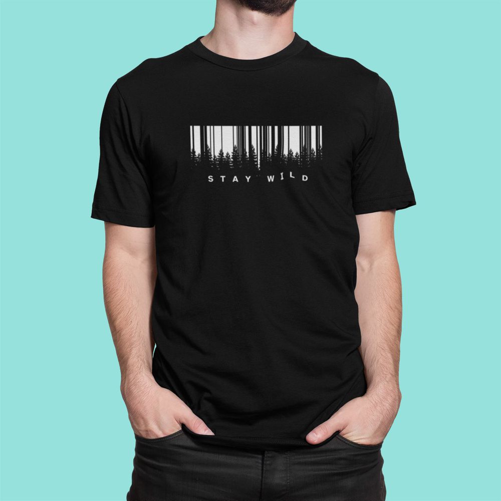 Stay Wild – Black T-shirt stay wild black tshirt