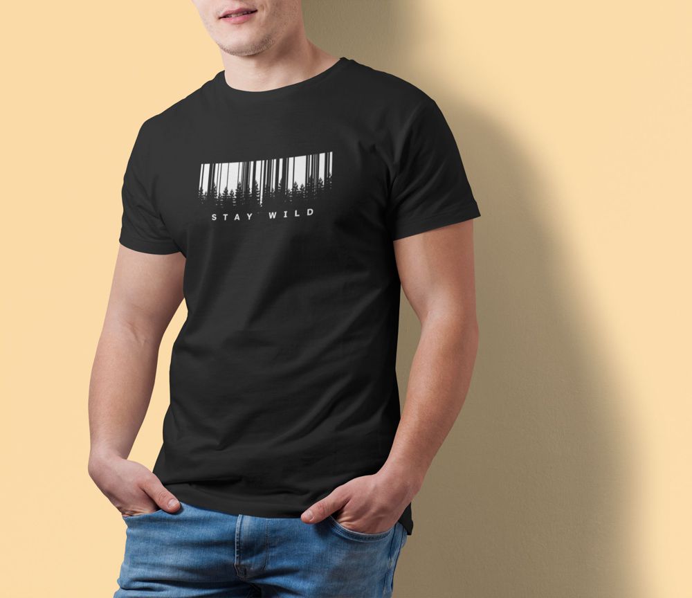 Stay Wild – Black T-shirt stay wild black tshirt4